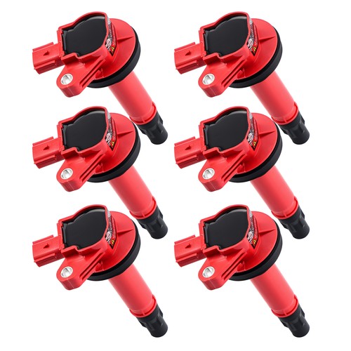 6 PCS Ignition Coils For Ford Explorer F150 Lincoln MKT Mazda 3.5L 3.7L V6 UF553 - Picture 5 of 10