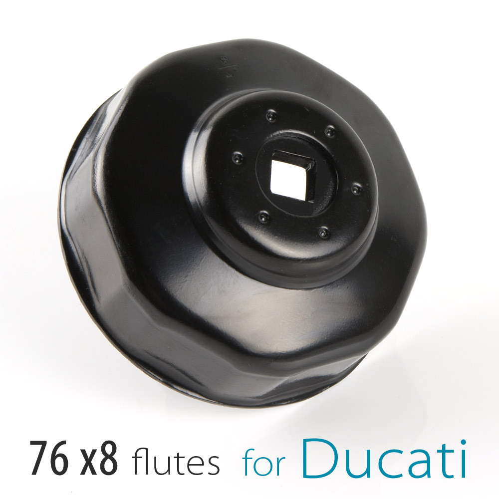 US Duty Paid cap wrench fits Ducati oil filter 76 mm x 8 flutes | eBay