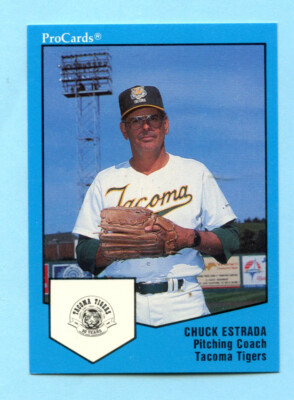 1989 Pro Card Minor League - Chuck Estrada - Tacoma Tigers - Box 208