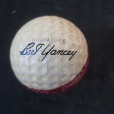 Vintage Golf Ball Bert Yancey Worthington USA Made