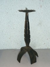 Alte Kerzenhalter Kerzenst&auml;nder aus Metall H - 23cm