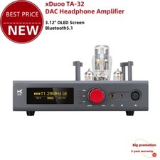 xDuoo TA-32 Tube DAC Headphone Amplifier 3000mW 3.12" OLED Screen Bluetooth 5.1