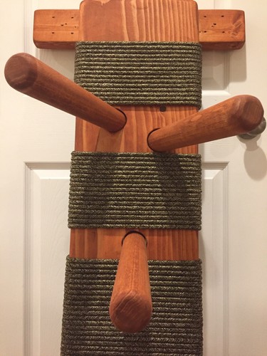 48 INCH WOODEN FLAT BOARD WALL MOUNT WING CHUN DUMMY - Picture 2 of 7