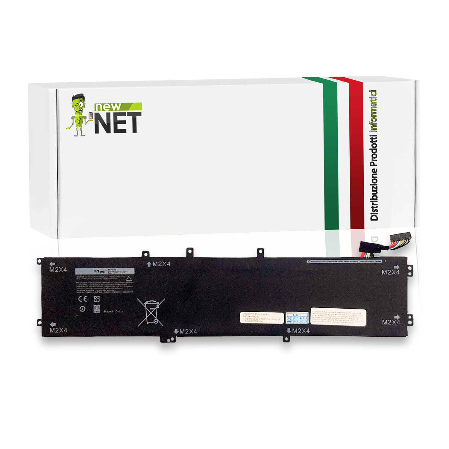 Offerta Batteria Dell XPS 15 9560 7590 | 11.4V 97Wh Spedizione 24h
