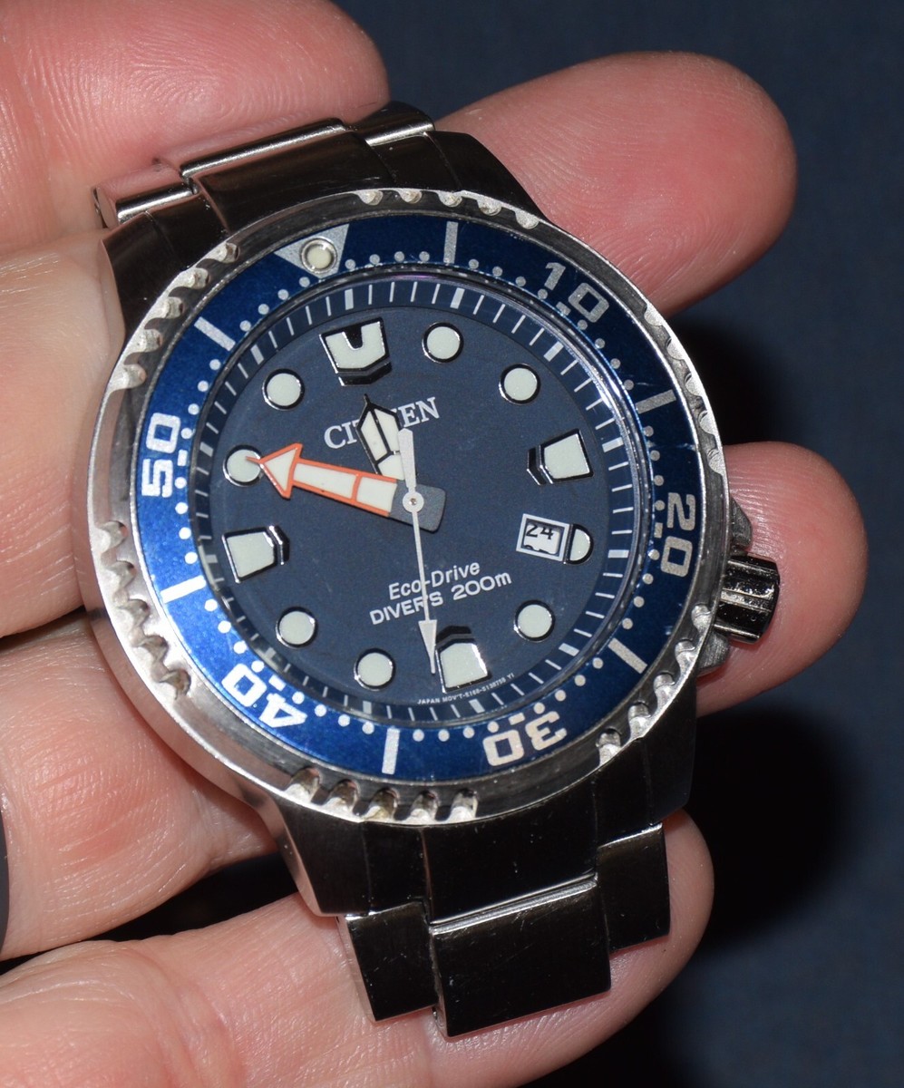 Citizen Eco Drive 200m Men's 43mm Diver's Watch E168-S100631 Citizen Eco Drive 200m Men's 43mm Diver's Watch E168-S100631