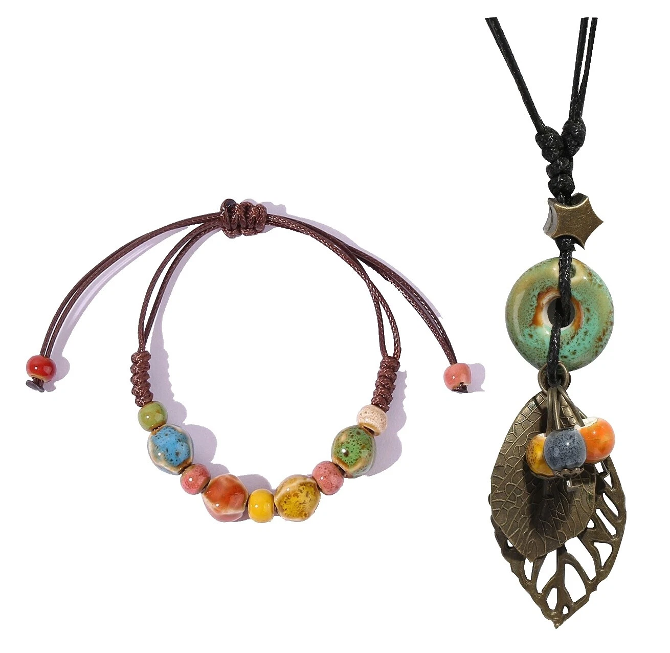 Juegos de joyas de moda de cerámica