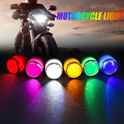 2Pcs LED Motorcycle Strobe Driving Light  Bright Eagle Eye Fog Lamp Headlight