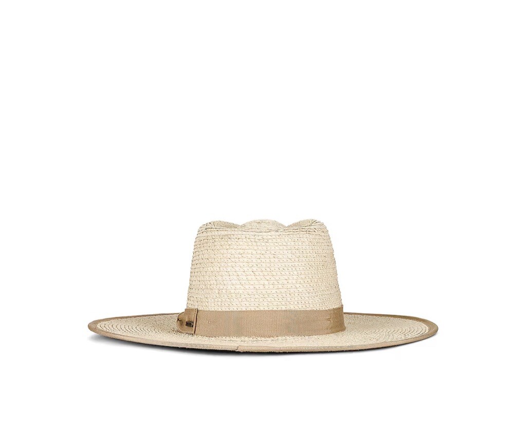 NWT BRIXTON JO STRAW RANCHER HAT LIMITED Sz LARGE Natural  display picture 1