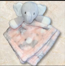 Elephant Lovey by Blankets and Beyond Pink Gray Baby Security Blanket