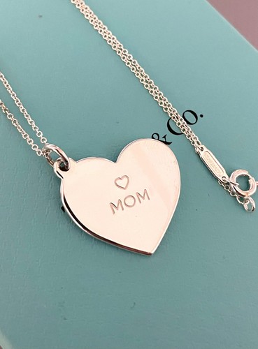 LG Charm Heart Tag Pendant Necklace 