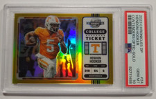 2023 Chronicles DP Hendon Hooker Contenders Optic Gold Prizm #ed 08/10 PSA 10