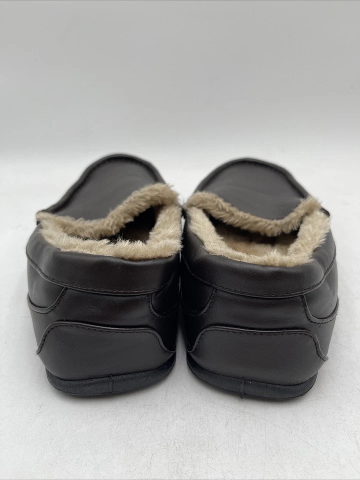 Мужские олени олени олени закрученный мокасин тапочки коричневый размер 9 М - Изображение 4 из 4