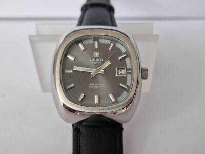 Tissot Autoamtic Seastar Cal 2481 - Grey Dial -Oval Shape -Quick Set Date