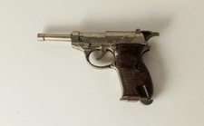 VTG Zylmex Diecast Mini P-38 Toy Pistol No.1120 Made in Hong Kong Working