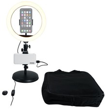 Rockville Selfie Camera Light Remote Stand For Youtube Video Production