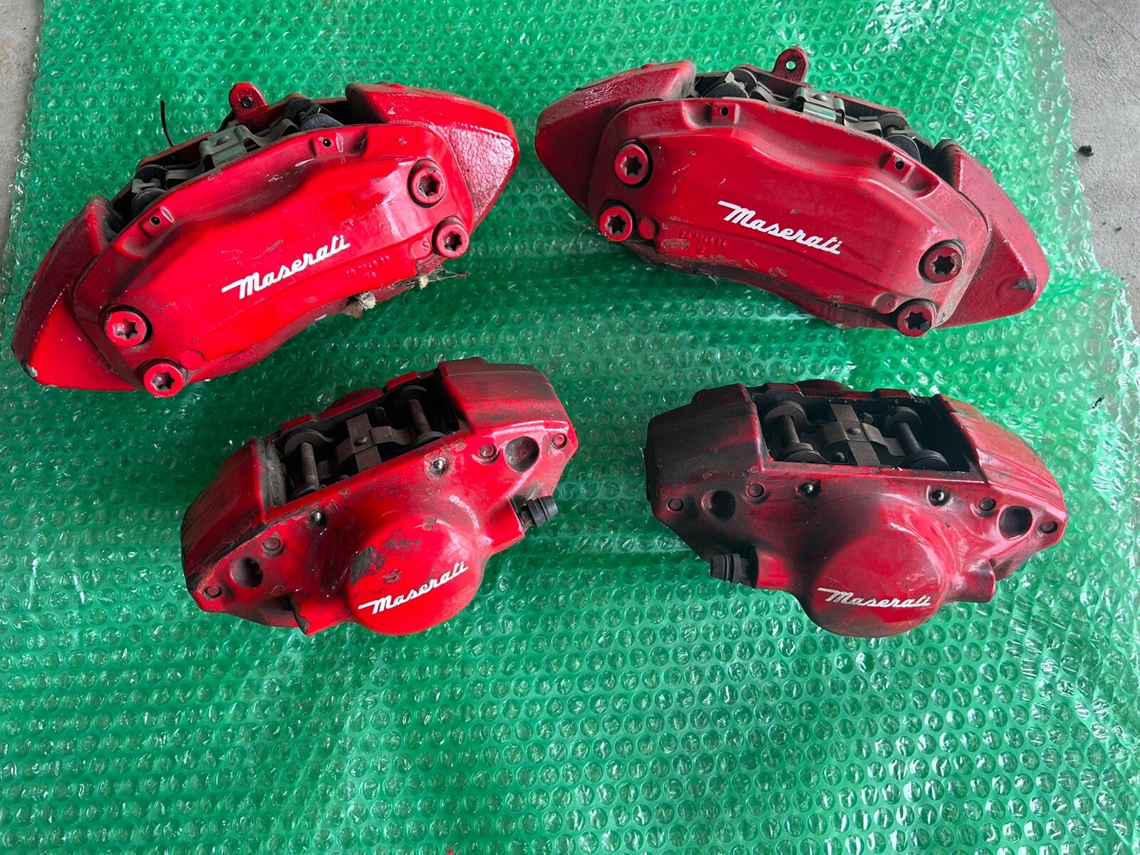 2003-2006 Maserati Quattroporte Front Rear Brake Caliper Set Brembo OEM