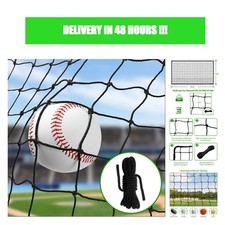 Wiseek Baseball Softball Backstop Netting Heavy Duty 18 Nylon Net 10x20 ft