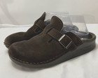 Birkenstock Tatami Oklahoma Clogs Women's 6  37Brown Suede Mule Shoes