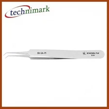 Excelta 5B-SA-PI StainlessSteel AntiMagnetic Tweezer with Bent Ultra Fine Point
