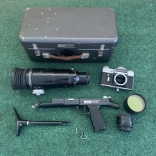 Russian Photo Sniper 300mm TAIR Lens HELIOS 44 - 4 Zenit ES Body USSR READ