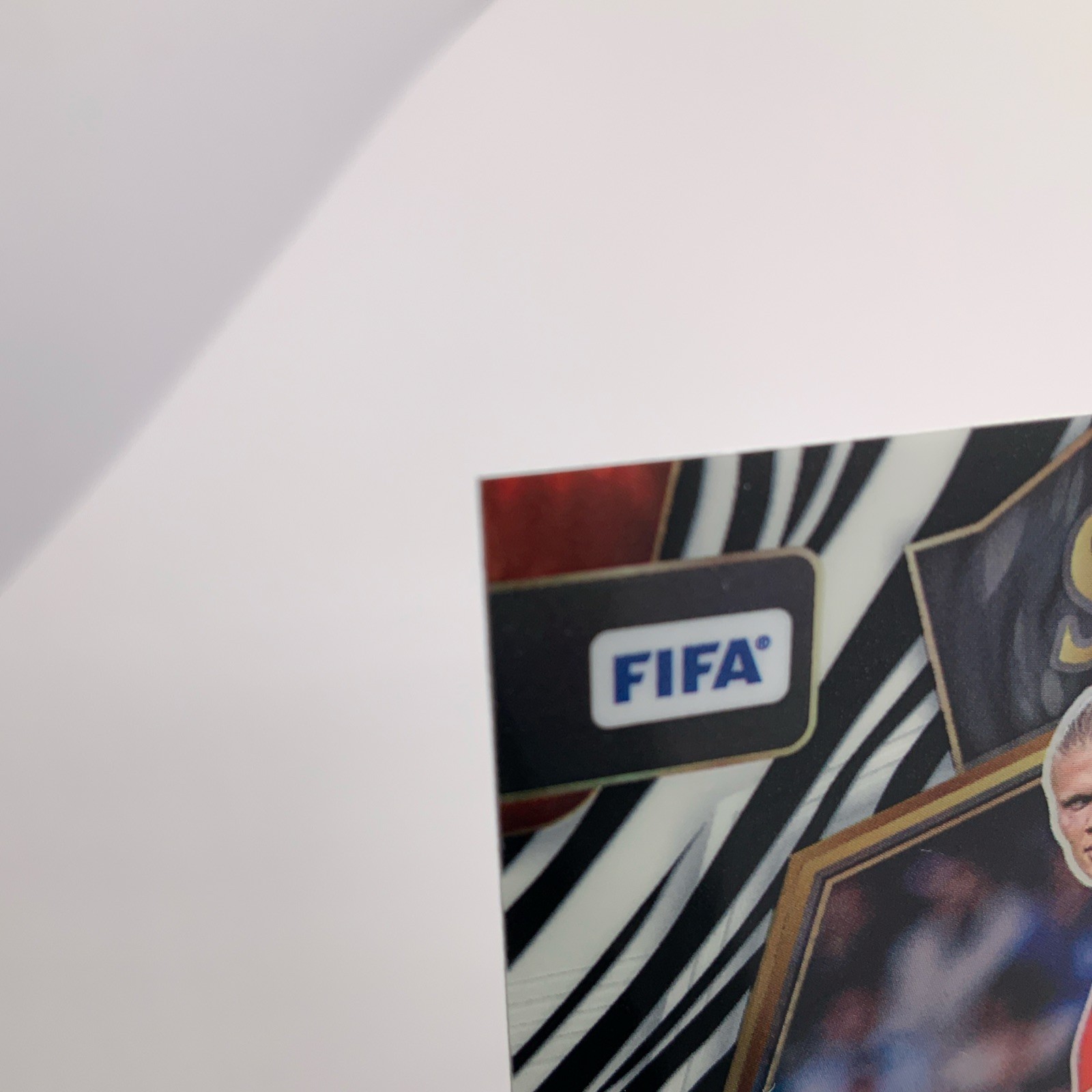 Panini 2022-23 Select FIFA Soccer Erling Haaland Mezzanine Zebra Prizm # 07/25  view 4