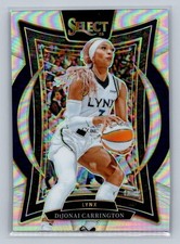 2025 Panini Select WNBA #68 DiJonai Carrington Silver Prizms