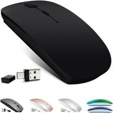 Rechargeable Bluetooth Mouse For Macbook/macbook Air/pro/ipad, Wireless