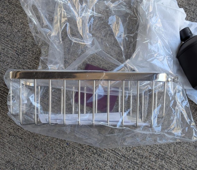 NEW Samuel Heath N152-PN Shower Basket 