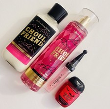 Bath  Body Works Ghoul Friend Halloween Gift Set Mist Lotion Lip Oil Sanitizer
