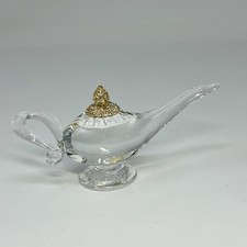 Disney Arribas Brothers Jewelled Aladdin’s Genie Lamp Swarovski statuina nuova con scatola