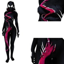 Venom Spider-Gwen Mono Mujer Spider-Girl Trajes Cosplay Disfraz Halloween