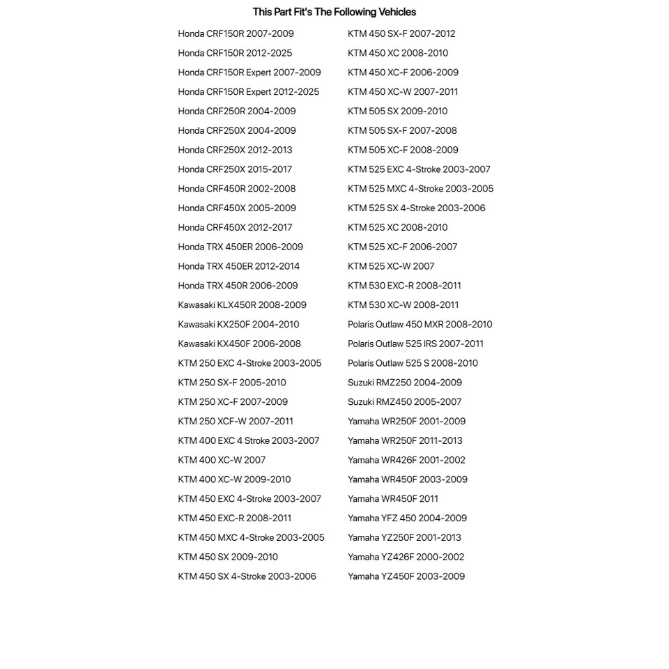 Parafuso de mistura de combustível Tusk vermelho para Honda CRF450X 2005-2009,2012-2017 - Imagem 2 de 2