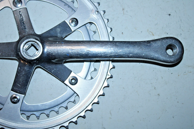 Shimano RX100 Double Drive-Side Crank-Arm Silver 175mm 53/42T