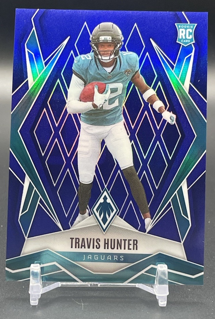 2025 Panini Phoenix Football - Travis Hunter /50 Blue #157
