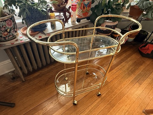 Bar Cart Hollywood Regency Vintage