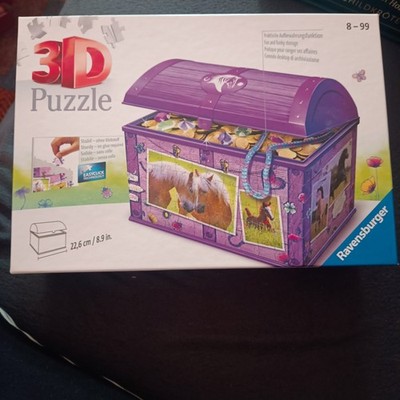 Ravensburger 3D Puzzle Truhe Pferde