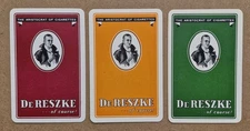 3 x Vintage Swap Playing Cards - De Reszke Cigarettes Cigarette Tobacco