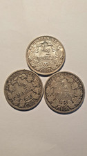 3 x 1/2 Mark 1905A/1906E und 1916A alle in Top-Zustand + Silber