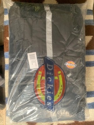 Brandneu - Dickies Winter wasserdicht gesteppt wattiert Overall Anzug schwarz Large