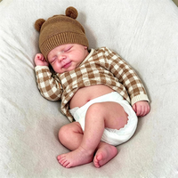 Reborn Puppe Junge 45Cm WeichköRper Lebensecht Neugeborene Babypuppe Geschenk