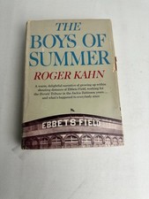 The Boys of Summer by Roger Kahn First Edition Baseball History Book Hardcover