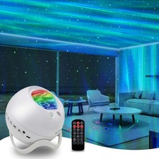 Star Projector,Northern Lights Projector,with Bluetooth 5.3in, White