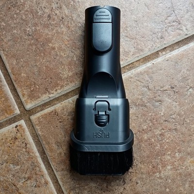 CordZero LG A9 Dusting Brush Attachment Tool w/ Push Button Release, Black