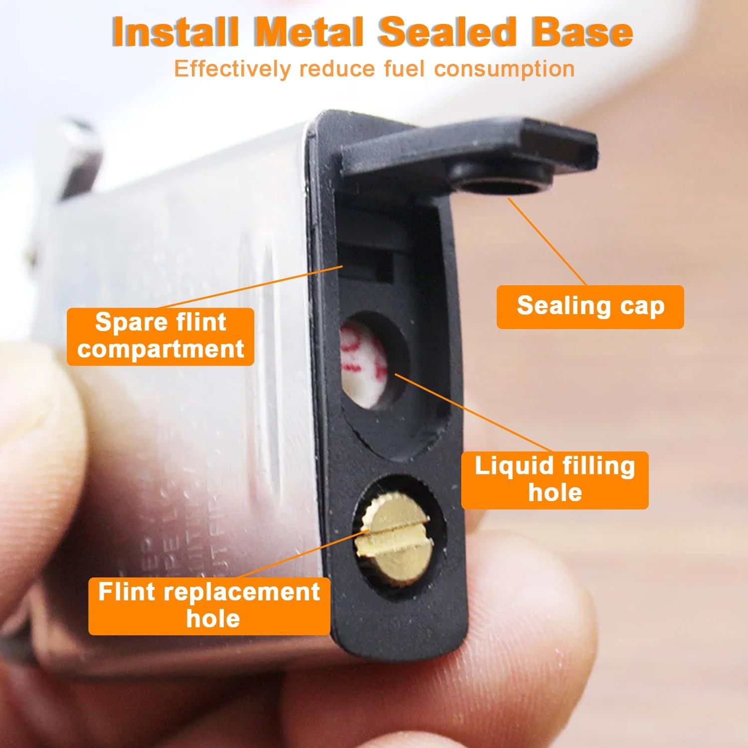 Zippo Lighter Repair Maintenance Kit w/ Case, Wick, Cotton, Felt Pads, Tweezers