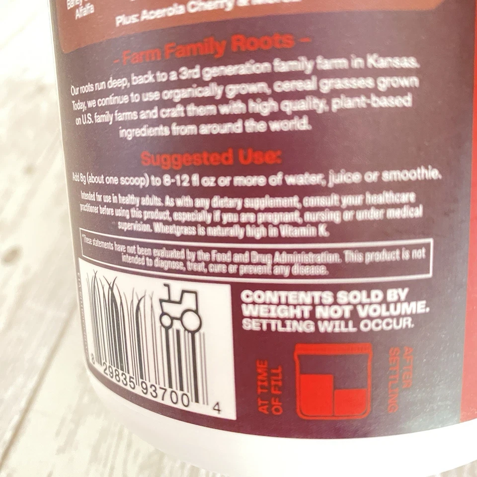 Increíble mezcla de hierbas verdes superalimento baya 8,5 oz NUEVO SELLADO 06/2026 Foto 3 de 4