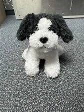 Black/White Doodle Dog Stuffie