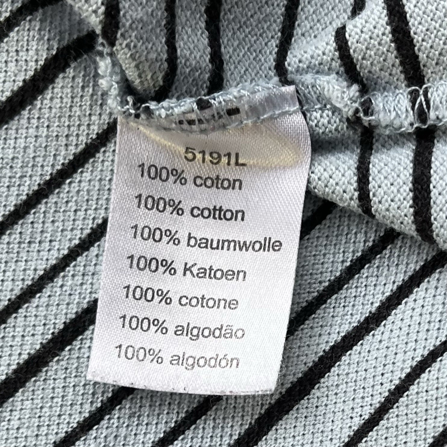 Lacoste Men’s Green Black Striped Pique Polo Shirt - Size 6 (XL) - Cotton - VGUC thumbnail 4