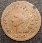 1870 Indian Head Cent (Semi-Key Date) - Combined Shipping