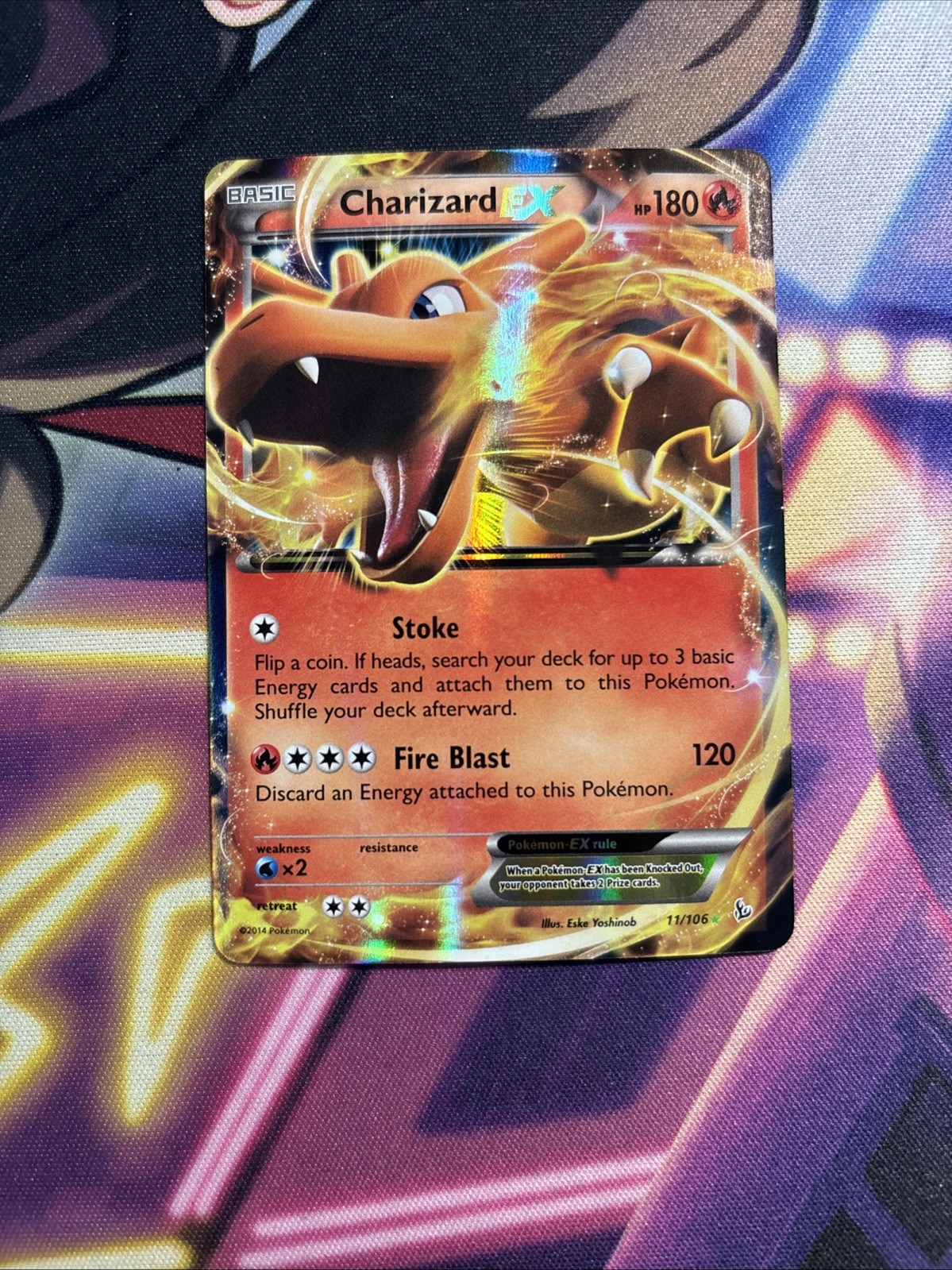 Charizard EX - 11/106 - Pokemon Flashfire XY Ultra Rare Card NM