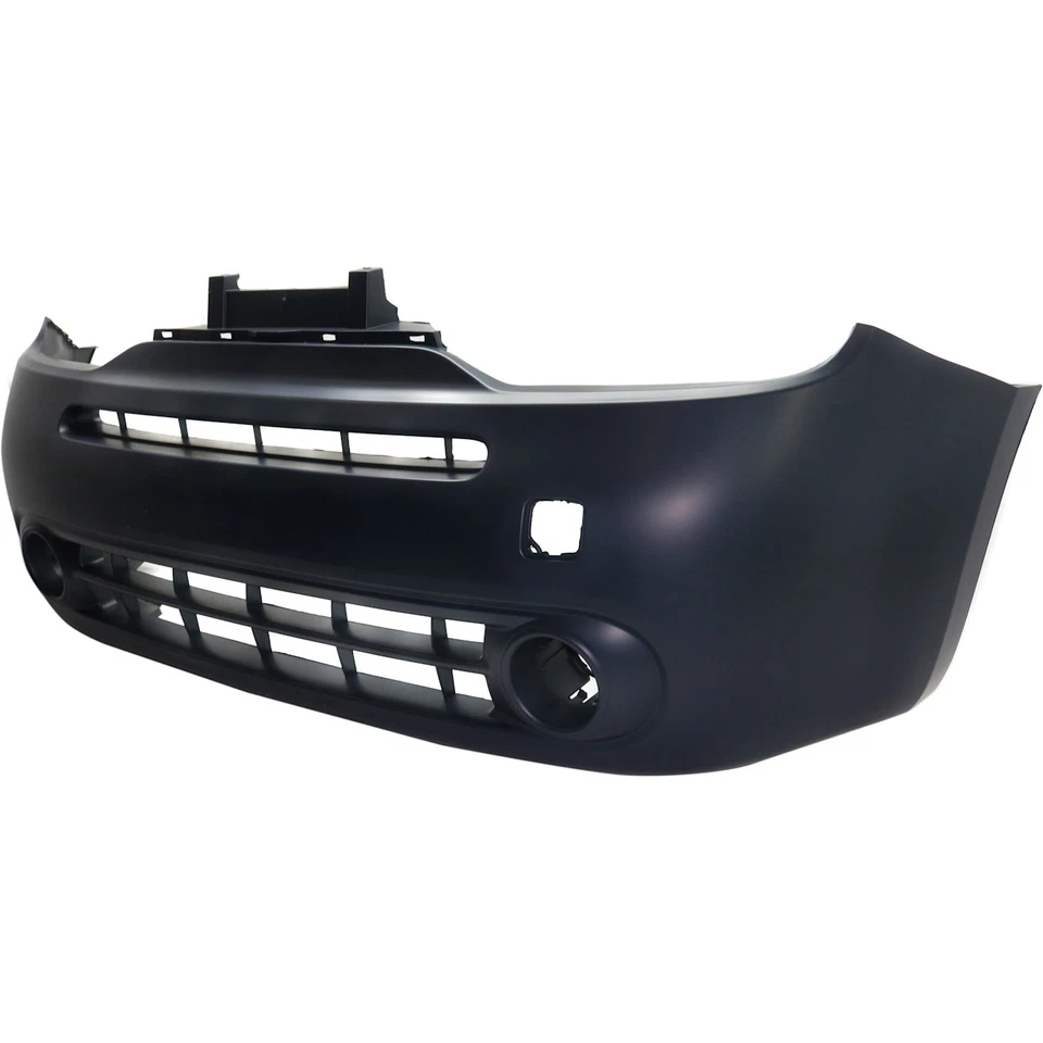 Front Bumper Cover For 2009-2014 Nissan Cube w/ fog lamp holes Primed - Image 3 of 4